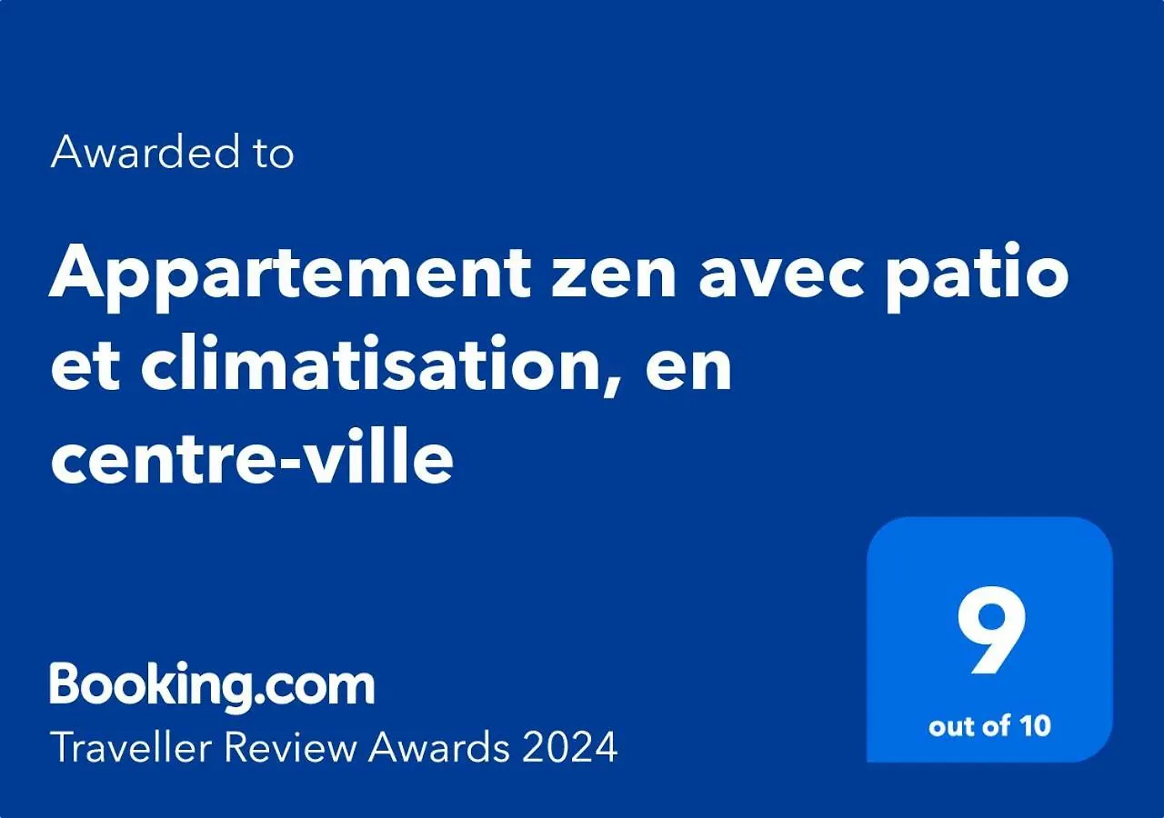 Lejlighed Appartement Zen Avec Patio Et Climatisation, En Centre-Ville Nice